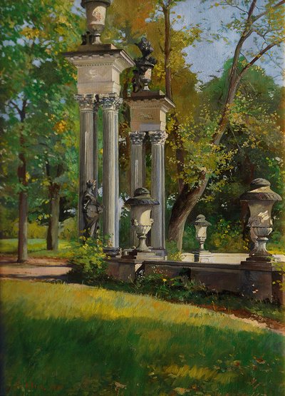 In the Castle Park by Carl Malchin